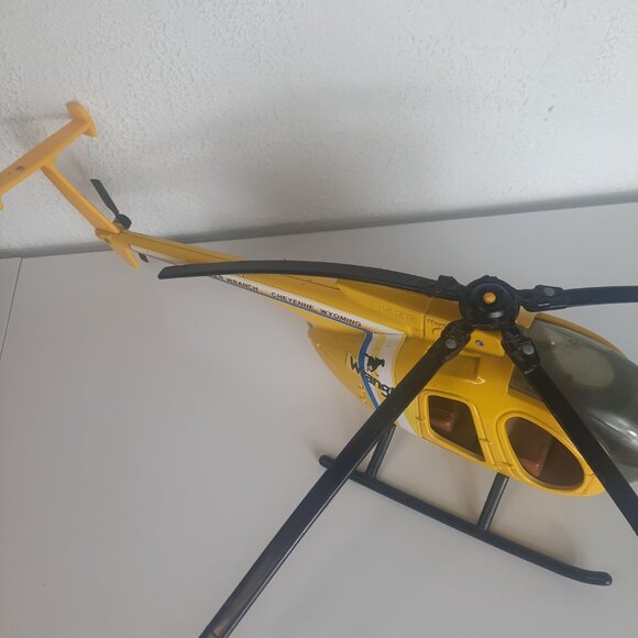 Vintage Hughes ERTL wrangler Wranch Cheyenne Wyoming Helicopter *FLAW - Picture 7 of 7